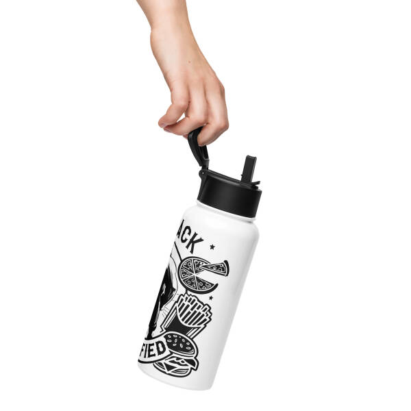 Big Back Certified Stainless Steel Water Bottle with Straw Lid - Image 3