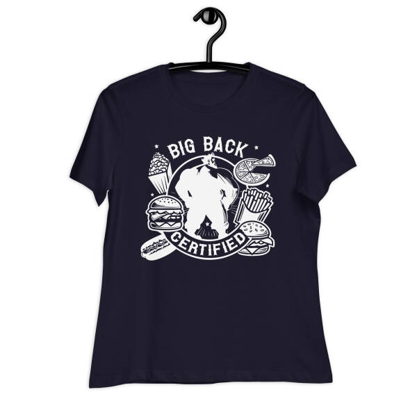 Big Back Certified Women’s Tee - Snack Hard, Slay Harder - Image 2