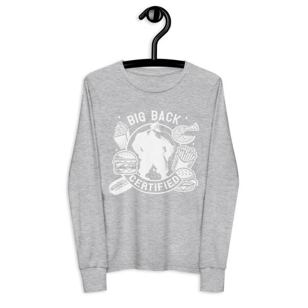 Big Back Certified Youth Long Sleeve Tee - Comfort Meets Bold Style - Image 3